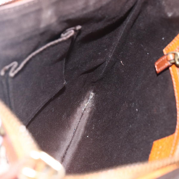 GUCCI GG Canvas Shoulder Bag Beige Gold 120893 Auth 153652