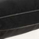 PRADA Shoulder Bag Nylon Black Silver Auth 153653V-6