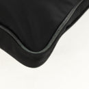 PRADA Shoulder Bag Nylon Black Silver Auth 153653V-19
