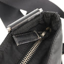 PRADA Shoulder Bag Nylon Black Silver Auth 153653V-21