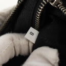 PRADA Shoulder Bag Nylon Black Silver Auth 153653V-11