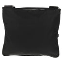 PRADA Shoulder Bag Nylon Black Silver Auth 153653V-2
