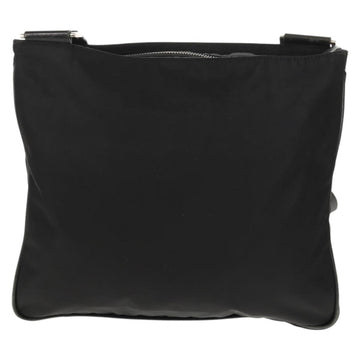 PRADA Shoulder Bag Nylon Black Silver Auth 153653V - 0