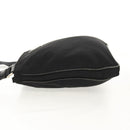 PRADA Shoulder Bag Nylon Black Silver Auth 153653V-3