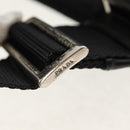 PRADA Shoulder Bag Nylon Black Silver Auth 153653V-9