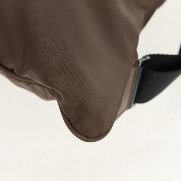 PRADA Backpack Nylon Gray Silver Auth 153654V