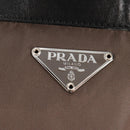 PRADA Backpack Nylon Gray Silver Auth 153654V-20