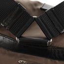 PRADA Backpack Nylon Gray Silver Auth 153654V-21