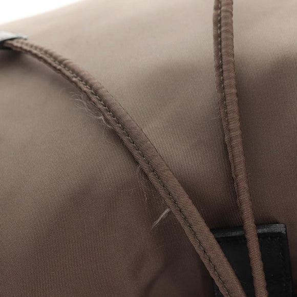 PRADA Backpack Nylon Gray Silver Auth 153654V