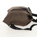 PRADA Backpack Nylon Gray Silver Auth 153654V-3