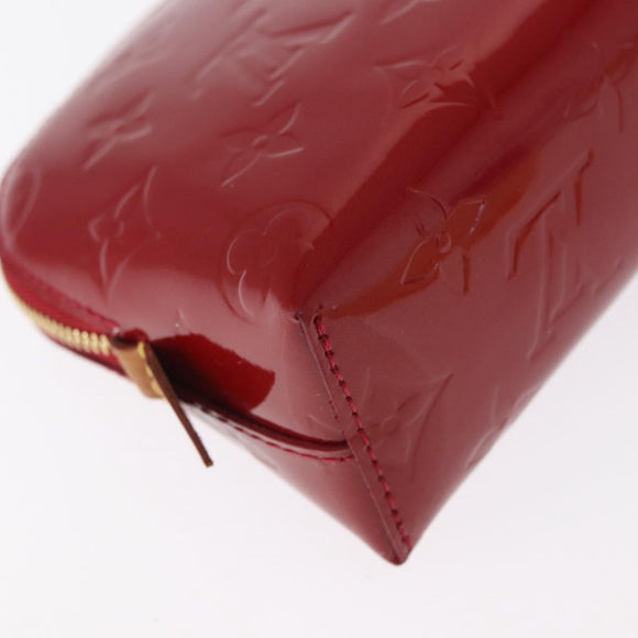 LOUIS VUITTON Monogram Vernis Pochette Pouch Rose Indian M90009 LV Auth 153657V