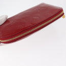 LOUIS VUITTON Monogram Vernis Pochette Pouch Rose Indian M90009 LV Auth 153657V-5