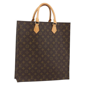 LOUIS VUITTON Monogram Sac Plat Hand Bag M51140 LV Auth 153660V