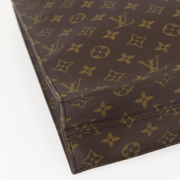 LOUIS VUITTON Monogram Sac Plat Hand Bag M51140 LV Auth 153660V