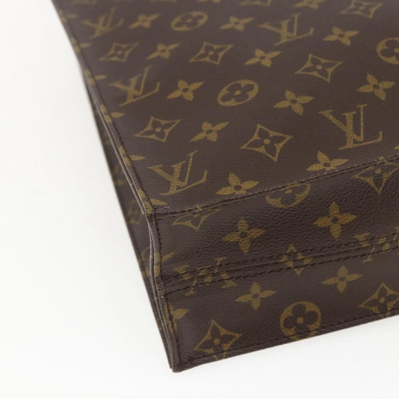 LOUIS VUITTON Monogram Sac Plat Hand Bag M51140 LV Auth 153660V