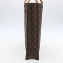 LOUIS VUITTON Monogram Sac Plat Hand Bag M51140 LV Auth 153660V-5