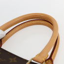 LOUIS VUITTON Monogram Sac Plat Hand Bag M51140 LV Auth 153660V-8