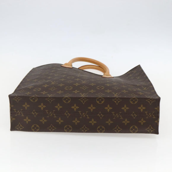 LOUIS VUITTON Monogram Sac Plat Hand Bag M51140 LV Auth 153660V