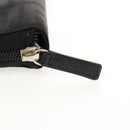 FENDI Zucca Canvas Planner Black Silver Auth 153661V-7