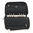 FENDI Zucca Canvas Planner Black Silver Auth 153661V-8