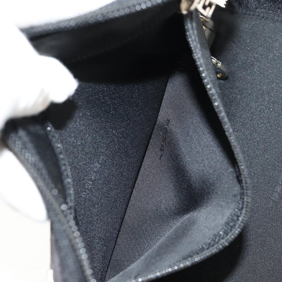 FENDI Zucca Canvas Planner Black Silver Auth 153661V