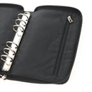 FENDI Zucca Canvas Planner Black Silver Auth 153661V-25