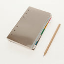 FENDI Zucca Canvas Planner Black Silver Auth 153661V-27