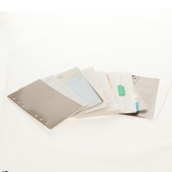 FENDI Zucca Canvas Planner Black Silver Auth 153661V