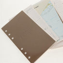 FENDI Zucca Canvas Planner Black Silver Auth 153661V-30