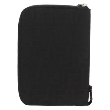 FENDI Zucca Canvas Planner Black Silver Auth 153661V - 0
