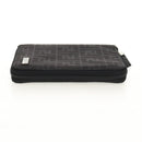 FENDI Zucca Canvas Planner Black Silver Auth 153661V-3
