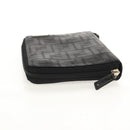 FENDI Zucca Canvas Planner Black Silver Auth 153661V-5