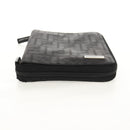 FENDI Zucca Canvas Planner Black Silver Auth 153661V-6