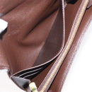 LOUIS VUITTON Damier Ebene Portefeuille Sarah Long Wallet N60491 LV Auth 153662-9