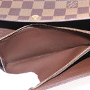 LOUIS VUITTON Damier Ebene Portefeuille Sarah Long Wallet N60491 LV Auth 153662-11
