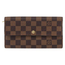 LOUIS VUITTON Damier Ebene Portefeuille Sarah Long Wallet N60491 LV Auth 153662-13