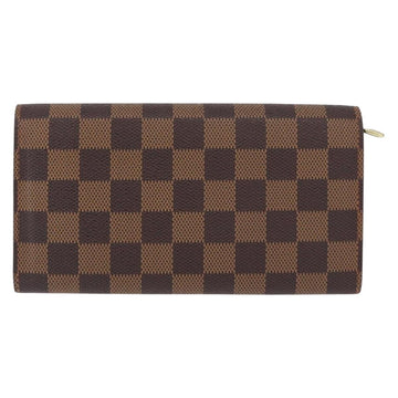 LOUIS VUITTON Damier Ebene Portefeuille Sarah Long Wallet N60491 LV Auth 153662 - 0
