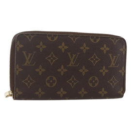 LOUIS VUITTON Monogram Zippy Organizer Long Wallet M62581 LV Auth 153665