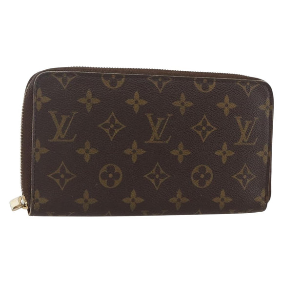 LOUIS VUITTON Monogram Zippy Organizer Long Wallet M62581 LV Auth 153665
