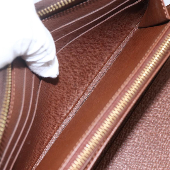 LOUIS VUITTON Monogram Zippy Organizer Long Wallet M62581 LV Auth 153665