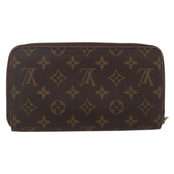 LOUIS VUITTON Monogram Zippy Organizer Long Wallet M62581 LV Auth 153665