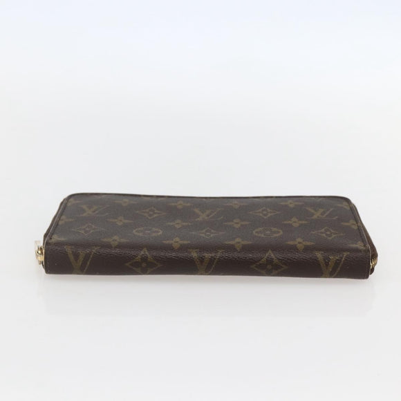LOUIS VUITTON Monogram Zippy Organizer Long Wallet M62581 LV Auth 153665
