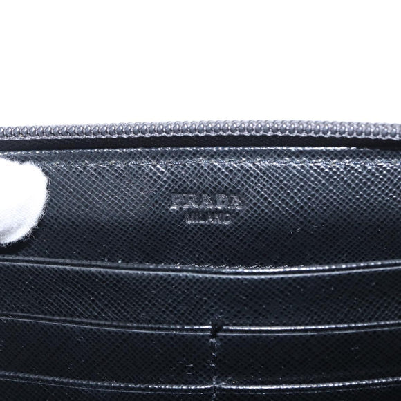 PRADA Long Wallet Nylon Khaki Auth 153670