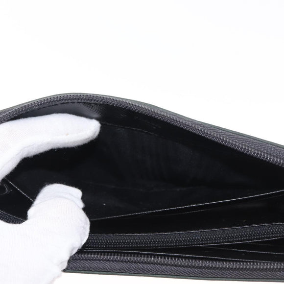 PRADA Long Wallet Nylon Khaki Auth 153670