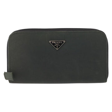 PRADA Long Wallet Nylon Khaki Auth 153670 - 0