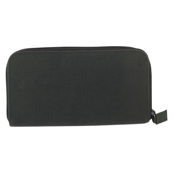 PRADA Long Wallet Nylon Khaki Auth 153670