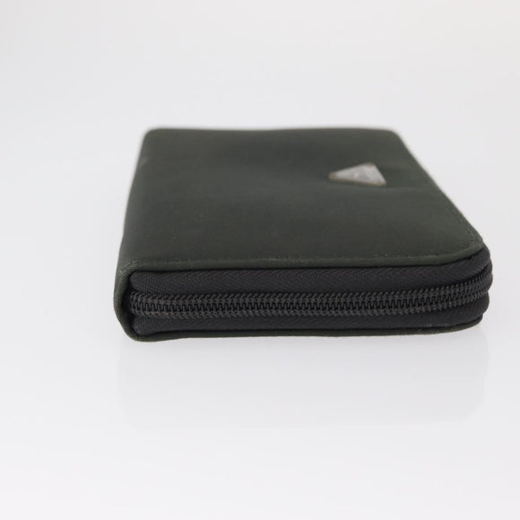PRADA Long Wallet Nylon Khaki Auth 153670
