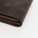 LOUIS VUITTON Monogram Compact zip Wallet M61667 LV Auth 153671-15
