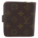 LOUIS VUITTON Monogram Compact zip Wallet M61667 LV Auth 153671-2