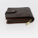 LOUIS VUITTON Monogram Compact zip Wallet M61667 LV Auth 153671-5